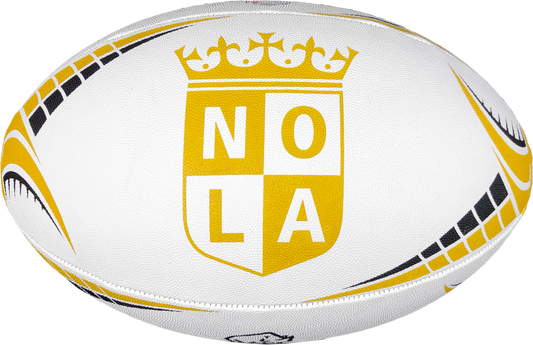 NOLA GOLD RUGBY BALL SIZE 5